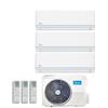 Midea Climatizzatore Condizionatore Midea Trial Split Inverter Evolution R-32 12000+12000+12000 Btu Con M3of-27hfn8-Q Wi-Fi Incluso- New - 12+12+12