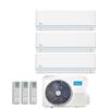Midea Climatizzatore Condizionatore Midea Trial Split Inverter Evolution R-32 9000+9000+12000 Btu Con M3of-27hfn8-Q Wi-Fi Incluso- New - 9+9+12