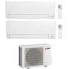 Mitsubishi Electric Climatizzatore Condizionatore Mitsubishi Electric Dual Split Inverter Linea Plus Serie Msz-Ay 12000+15000 Btu Con Mxz-2f53vf Wi-Fi Integrato R-32 12+15 A++