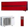 Mitsubishi Electric Climatizzatore Condizionatore Mitsubishi Electric Inverter Serie Ln Kirigamine Style Msz-Ln25vgr Wi-Fi R-32 9000 Btu Rosso Rubino