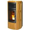Mcz Stufa A Pellet Mcz Suite Hydromatic 16 In Acciaio Con Top E Fianchi In Ceramica - 16 Kw Ambra