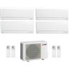 Mitsubishi Electric Climatizzatore Condizionatore Mitsubishi Electric Quadri Split Inverter Linea Plus Serie Msz-Ay 9000+9000+9000+9000 Btu Con Mxz-4f72vf Wi-Fi Integrato R-32 9+9+9+9