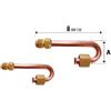 Tecnosystemi Coppia Di Raccordi Ad Inversione M/F 1/4" + M/F 1/2" - Cod. 11130017