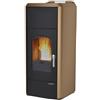 Laminox Termostufa A Pellet Laminox Idroventilata Modello Ester Lux 15 Kw Bronzo- Versione Black Line