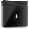 Laminox Termostufa A Pellet Laminox Mod. Veronica Phantom Idro Black Line 16 Kw Colore Nero Lucido - New
