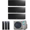 Daikin Climatizzatore Condizionatore Daikin Trial Split Inverter Serie 3 Ftxj R-32 Emura Iii Nero Bluevolution 7000+7000+7000 Con 3mxm68n9 Wi-Fi Incluso - New -7+7+7