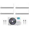 Midea Climatizzatore Condizionatore Quadri Split Inverter Midea Breezeless E 9000+9000+9000+12000 Btu A++ Con M4oe-36fn8-Q Wi-Fi Incluso R-32 Nuovo Modello 9+9+9+12