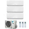 Daikin Climatizzatore Condizionatore Daikin Trial Split Inverter Serie R Ftxm R-32 Perfera Wall Bluevolution 7000+9000+9000 Con 3mxm52n Wi-Fi Incluso - New -7+9+9