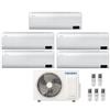 Samsung Climatizzatore Condizionatore Samsung Inverter Penta Split Windfree Avant 7000+7000+7000+7000+9000 Con Aj100txj R-32 Classe A++ Wifi - New 7+7+7+7+9
