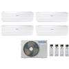 Samsung Climatizzatore Condizionatore Samsung Inverter Quadri Split Windfree Evo 7000+9000+9000+12000 Con Aj080rcj R-32 Smart Wifi - New 7+9+9+12