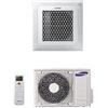 Samsung Climatizzatore Condizionatore Samsung Inverter Windfree Cassetta 4 Vie 48000 Btu Ac140nn4dkh Monofase Con Comando Wireless E Pannello Incluso - New