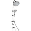 Paini Colonna Doccia Con Soffione Tondo Paini Erika 50cr191a3s-B Con Deviatore In Abs Cromato Lucido