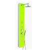 Metaform Colonna Doccia Multifunzione Metaform Mod. Crystal In Vetro Temperato E Pvc - Lime