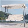Dondolo In Acciaio Romantic A 3 Posti Cod. 57376