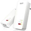 AVM FRITZ!Powerline 1240 AX WLAN Set Range Extender per Rete Elettrica fino a 1.200 Mbit/s Wi-Fi integrato fino a 600 Mbit/s - 20003038 1240 AX Wlan