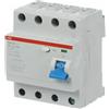 ABB SACE SPA Interruttore differenziale puro F204 25A AC 4P - ABB F427812