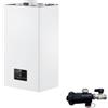 Riello Caldaia a Condensazione Start 30 Kis 30 kW 20187407 LowNox Metano Completa Di Kit Fumi e Defangatore KIT COASSIALE,