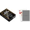 Dal Negro - Mazzo di Carte Professionali Poker Texas Hold'em Casino Quality, Plastificate e Impermeabili, 1 Mazzo da 55 Jumbo Index con Jolly, Retro Nero, Made in Italy