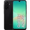Samsung Galaxy A26 5G, Smartphone con Funzioni intelligenti, Display Super AMOLED 6.7'', 6GB RAM, 128GB, Batteria 5.000 mAh, memoria espandibile, Black