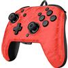 PDP Controller Camo Audio Nintendo Switch Essentials, Rosso (Camuflage)
