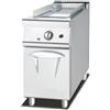 Ristoattrezzature Modello: 5592,Fry Top griglia a Gas su mobile, piastra liscia S/70 400 x 730 x 970 h mm