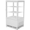 Ristoattrezzature Modello: 229,Frigo vetrina bibite refrigerata 4 lati in vetro 58 lt +0 +12 °C 428x386x810h mm