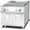 Ristoattrezzature Modello: 5599,Fry Top Griglia a Gas su mobile, piastra rigata S/70 800 x 730 x 930 h mm