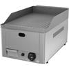 Ristoattrezzature Modello: 286,Piastra Fry top acciaio inox professionale gas piano Rigato 330x590x300 mm