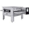 Ristoattrezzature Modello: 5375,Forno elettrico pizzeria per pizza a tunnel professionale ventilato produzione oraria 115 pizze (sovrapponibile) in acciaio inox con pannello di controllo digitale