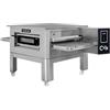 Ristoattrezzature Modello: 6274,Forno a gas pizzeria per pizza a tunnel professionale ventilato in acciaio inox con pannello di controllo digitale e supporto incluso camera da 650x1000x100h mm
