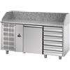 Ristoattrezzature Modello: 1033,Banco Pizzeria 1 porta 1610x800x1030h mm