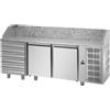 Ristoattrezzature Modello: 1035,Banco Pizzeria 2160x800x1030h mm 2 porte, 6 cassetti