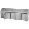 Ristoattrezzature Modello: 1041,Banco Pizzeria con 4 porte 2710x800x1030h mm