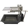 Ristoattrezzature Modello: 1086,Griglia a Carbone da Incasso dimensioni 450x550 mm
