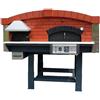 Ristoattrezzature Modello: 1898,Forno a Gas - Legna 9 Pizze