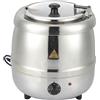 Ristoattrezzature Modello: 6871,Zuppiera elettrica in acciaio inox capacità 9 lt