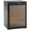 Ristoattrezzature Modello: 360002005,Cantina vini statica refrigerata 1 anta in vetro 45 bottiglie +5 +18 °C
