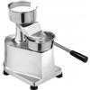Ristoattrezzature Modello: 7155001,Hamburgatrice in alluminio anodizzato Ø 100 mm