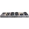 Ristoattrezzature Modello: 21620318,Cucina wok etnica cinese giapponese 10 fuochi 2500x1000x275h mm