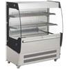Ristoattrezzature Modello: 7182,Espositore murale refrigerato con 2 ripiani acciaio inox 1000x560x1250 h mm