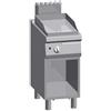 Ristoattrezzature Modello: 2603,Piastra Fry top acciaio inox professionale gas Rigato Acciaio Dolce + Vano