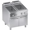 Ristoattrezzature Modello: 2653,Cuocipasta Elettrico 2 Vasche 40+40 lt