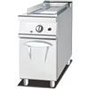 Ristoattrezzature Modello: 8462,Fry Top Griglia a Gas su mobile, piastra liscia S/90 400 x 900 x 940 h mm