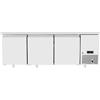Risto Modello: 8525,Tavolo frigo refrigerato a basso consumo energetico in acciaio inox 3 porte -2 +8 °C 2010X800X840 h mm