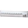 Ristoattrezzature Modello: 1004002,Vetrina refrigerata per vaschette 1/3 con vetri piani 1400 mm