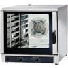 Ristoattrezzature Modello: 7382,Forno elettrico 6 teglie 600x400 - GN 1/1 a convezione e con iniezione di acqua - MECCANICO