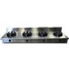 Ristoattrezzature Modello: 21520283,Cucina wok etnica cinese giapponese 4 fuochi 2000x500x275h mm
