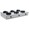 Ristoattrezzature Modello: 21540284,Cucina wok etnica cinese giapponese 6 fuochi 1500x1000x275h mm