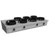 Ristoattrezzature Modello: 21550298,Cucina wok etnica cinese giapponese 7 fuochi 2000x1000x275h mm