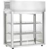 Ristoattrezzature Modello: 8747,Vetrina pasticceria da banco 4 ante in vetro 177 lt 0 +12°C 805x438x969h mm